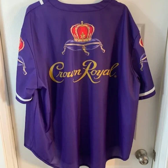 CROWN ROYAL  mens baseball shirt - Picture 2 of 2